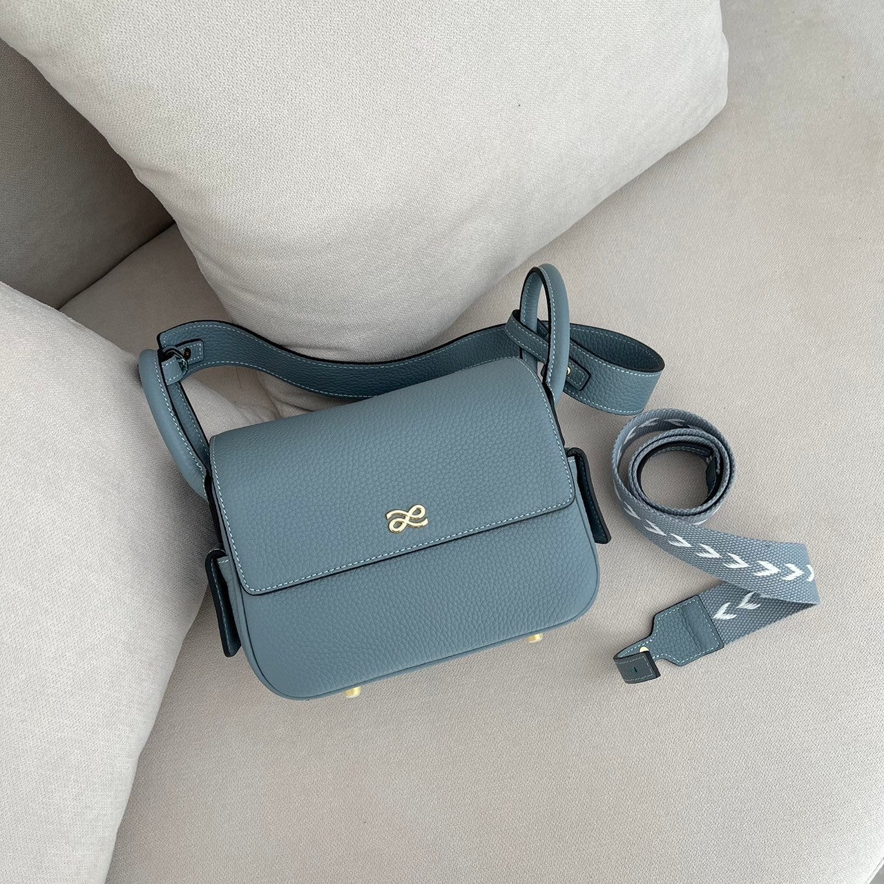 Treasure 24 - Genuine Leather (Long Strap: Canvas)