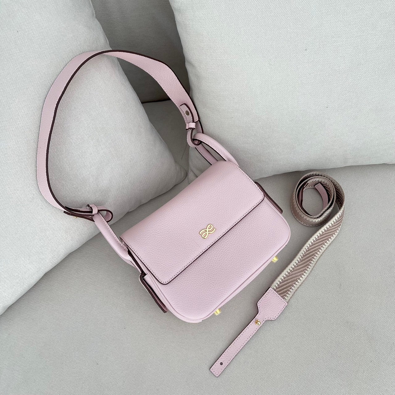 Treasure 24 - Genuine Leather (Long Strap: Canvas)