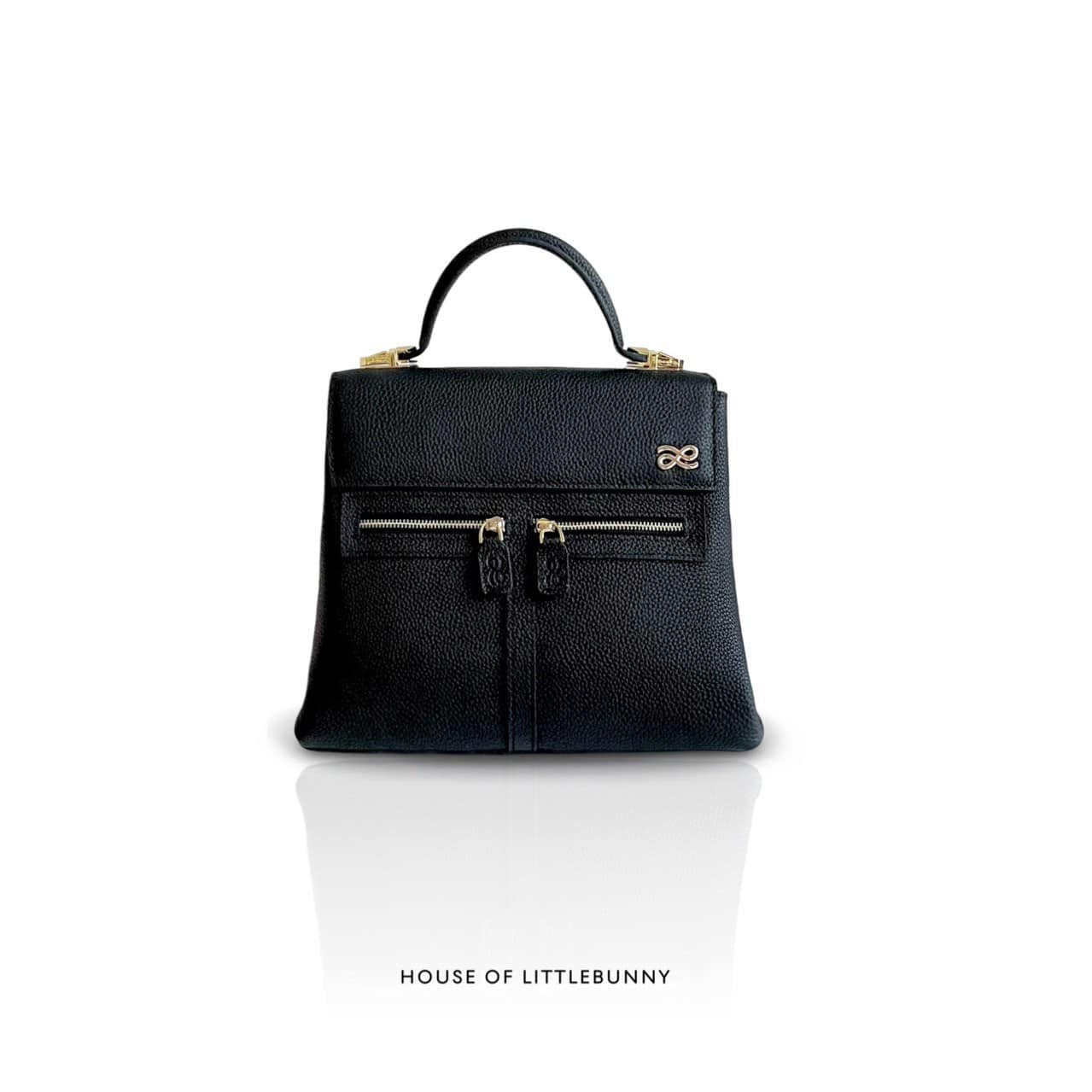 House of LittleBunny Singapore SG Clara Leather Black