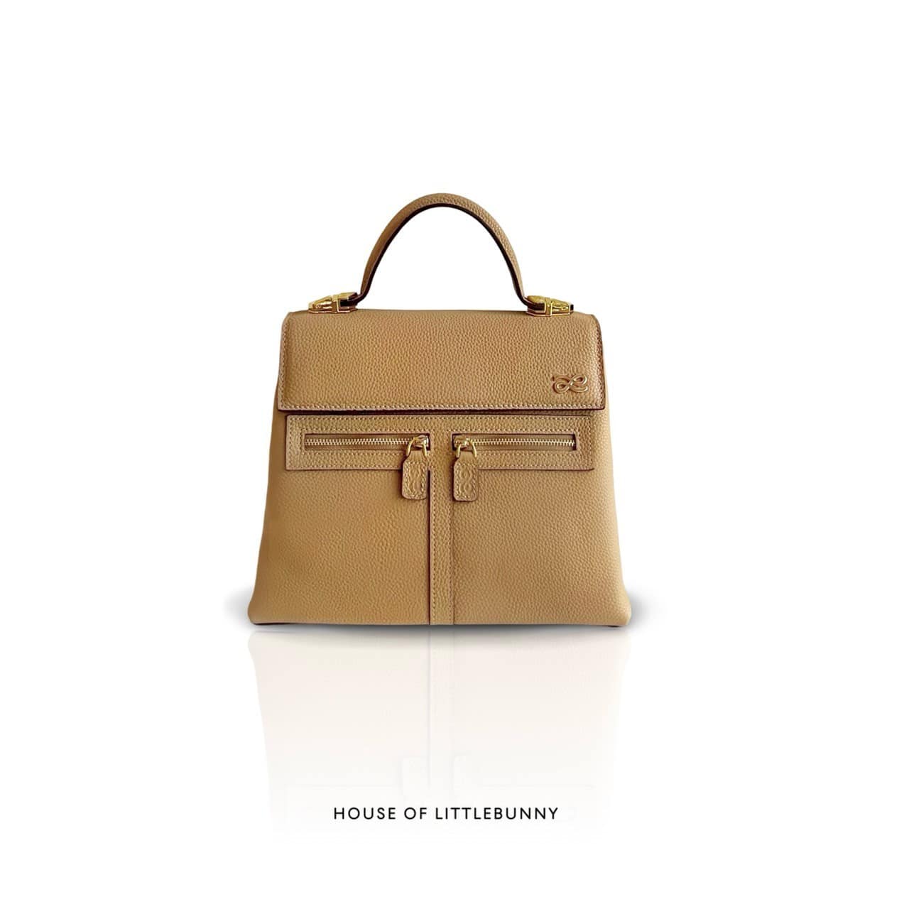House of LittleBunny Singapore SG Clara Leather Caramel