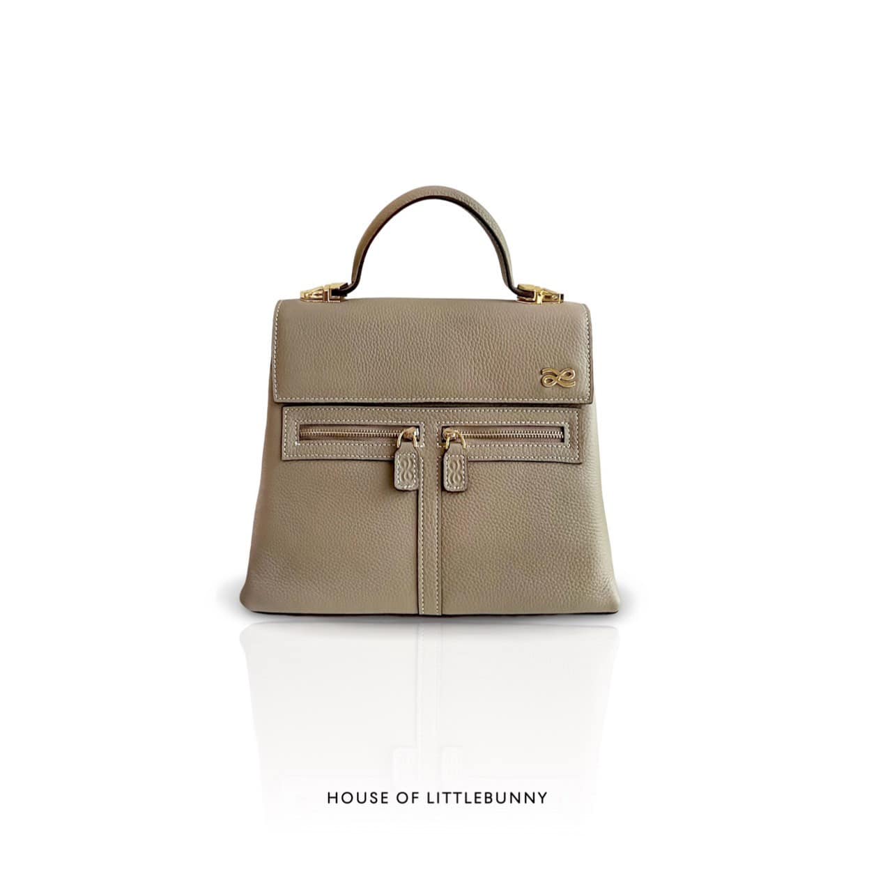 House of LittleBunny Singapore SG Clara Leather Clay