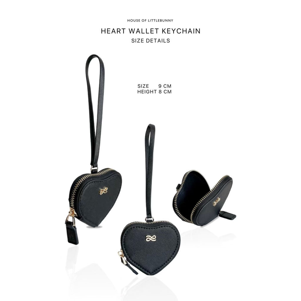 House of LittleBunny Singapore SG Heart Pouch Measurement