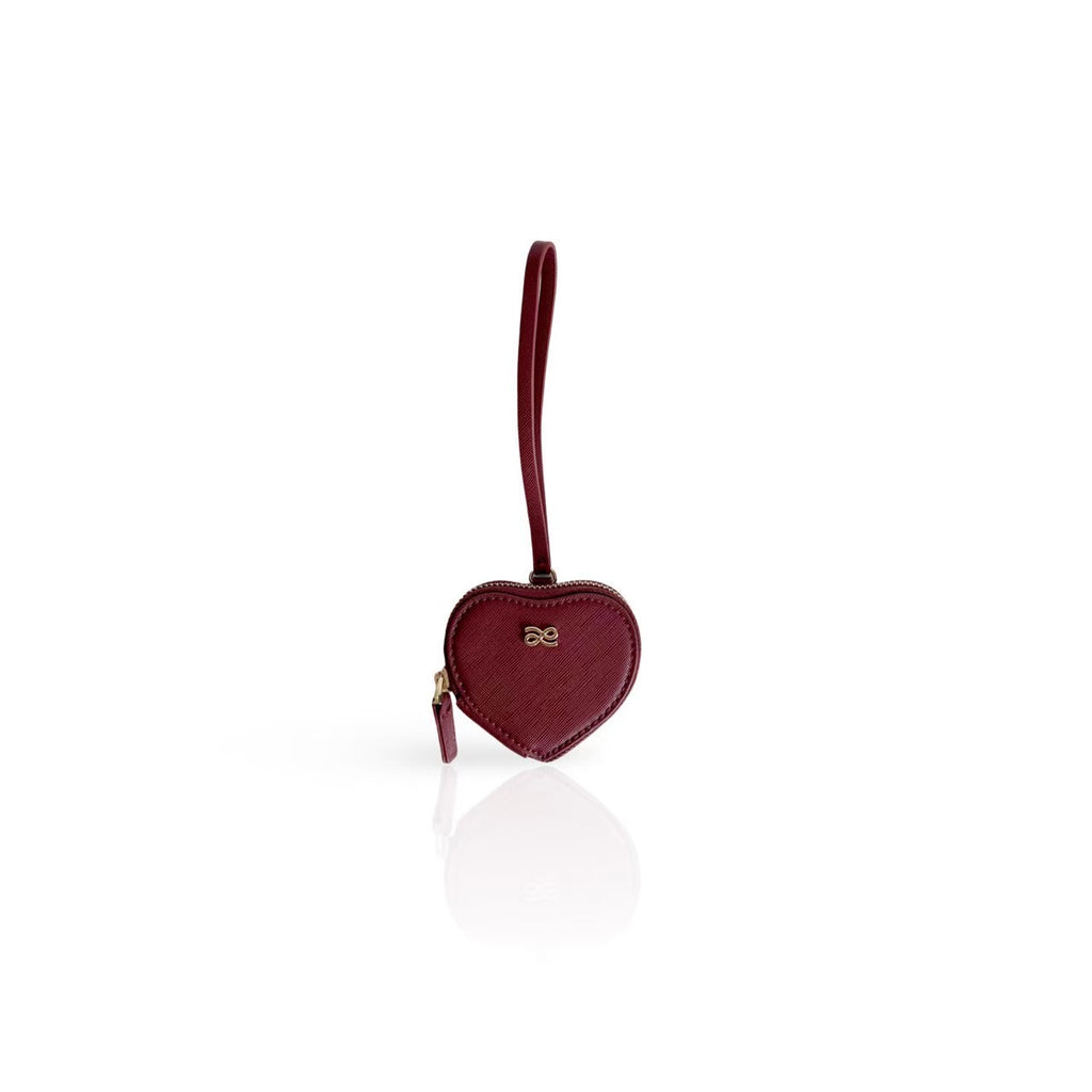 House of LittleBunny Singapore SG Heart Pouch Wine