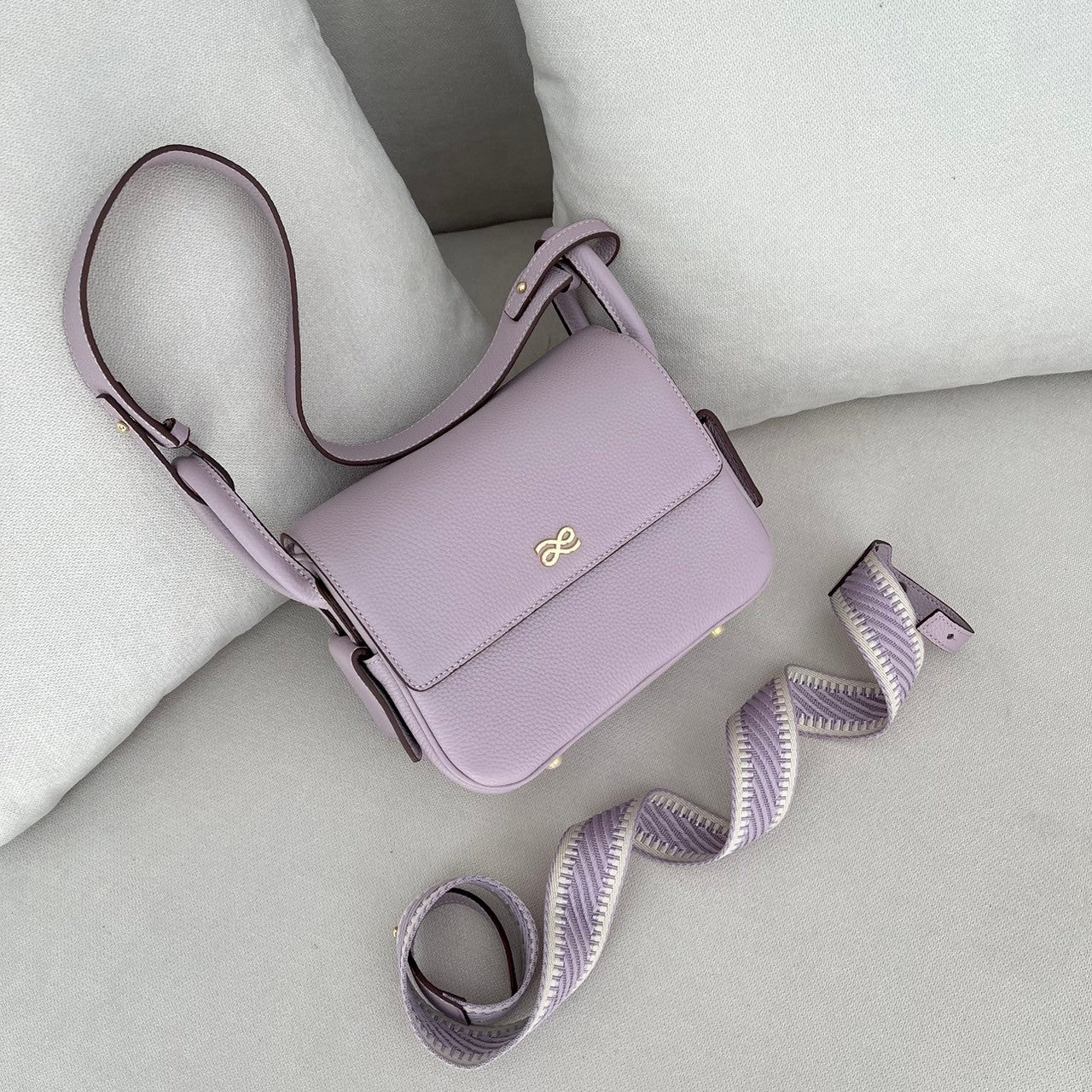 Treasure 24 - Genuine Leather (Long Strap: Canvas)