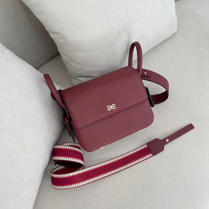Treasure 18 - Genuine Leather  (Long Strap: Canvas)