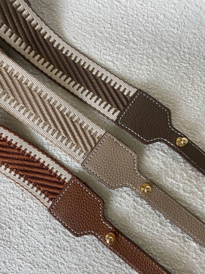 Treasure 24 - Genuine Leather (Long Strap: Canvas)